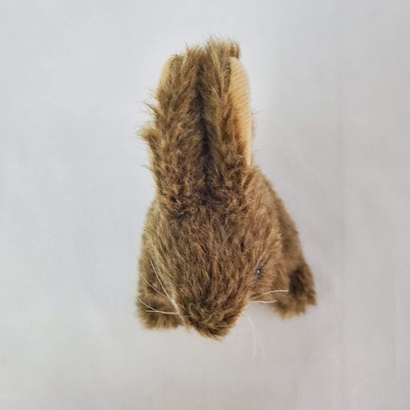 Folkmanis Mini Jack Rabbit Finger Puppet 5" Plush Toy - Picture 5 of 11